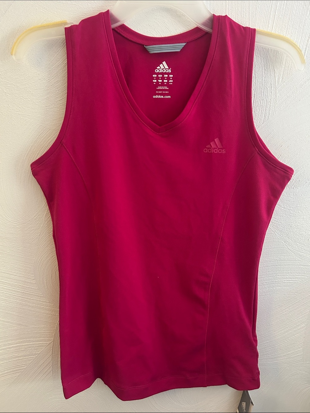 adidas Women's Fuchsia Performance Tank Top